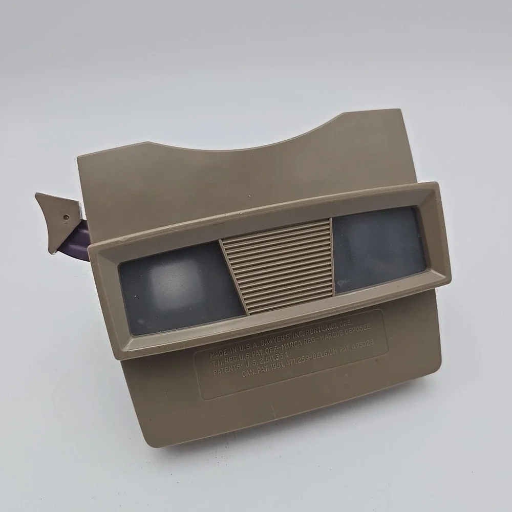 Vintage GAF‎ Viewmaster Viewer View Master Tan Brown 1970s NO Reels Made USA